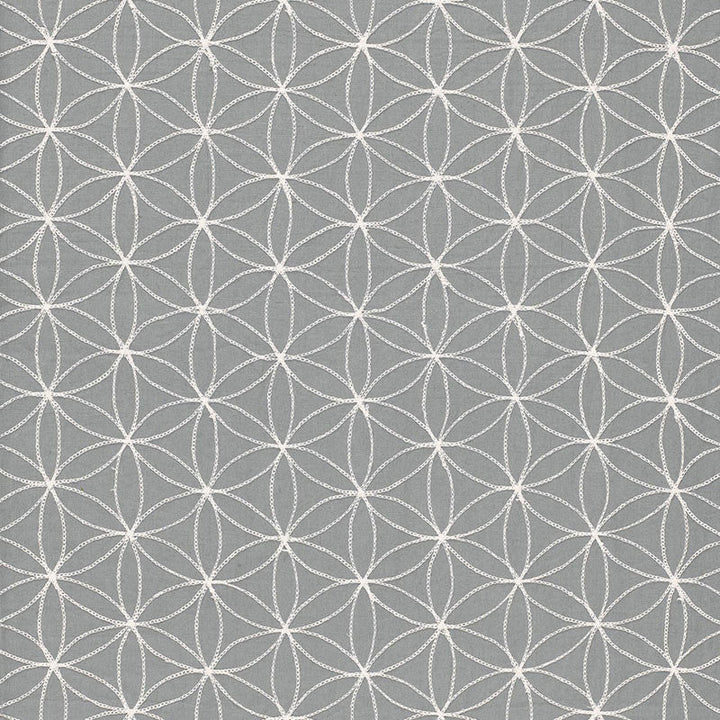 Kaleidoscope Smoke 67210 by Schumacher Designer Fabric AU NATUREL 2 LINEN 68% SPUN VISCOSE 30% INDIA MARTINDALE 8,000 </p><p>Repeat: Horizontal: 5 1/4" (13CM) and Vertical: 3" (8CM) 52 - Swanky Fabrics -