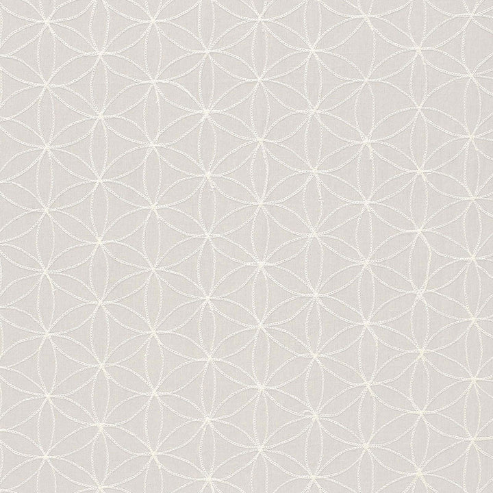Kaleidoscope Pearl 67212 by Schumacher Designer Fabric AU NATUREL 2 LINEN 68% SPUN VISCOSE 30% INDIA MARTINDALE 8,000 </p><p>Repeat: Horizontal: 5 1/4" (13CM) and Vertical: 3" (8CM) 52 - Swanky Fabrics -