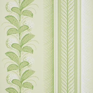Schumacher Wallpaper Hydrangea Drape Green 5004456