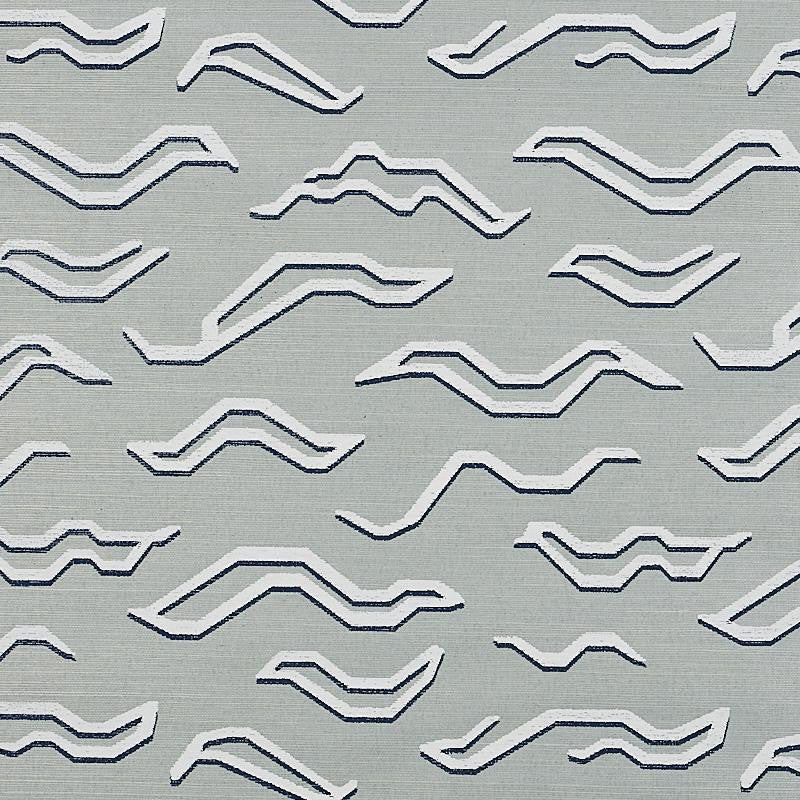 Kata Sisal Mineral 5012641 by Schumacher Designer Wallpaper Tapis - Swanky Fabrics -