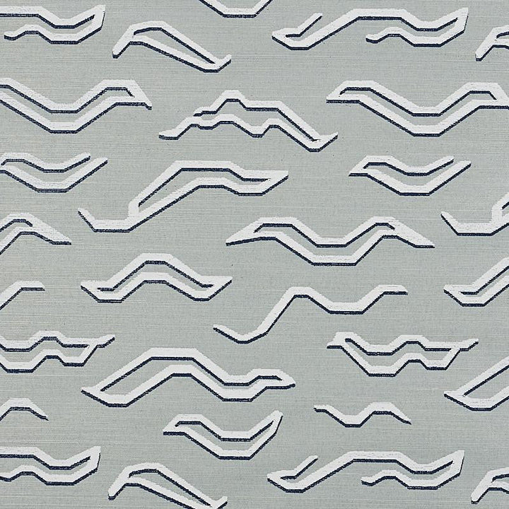Kata Sisal Mineral 5012641 by Schumacher Designer Wallpaper Tapis - Swanky Fabrics -