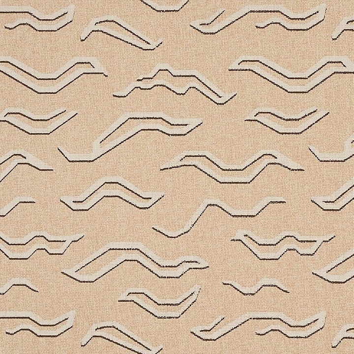 Kata Paperweave Oatmeal 5013110 by Schumacher Designer Wallpaper Tapis - Swanky Fabrics -