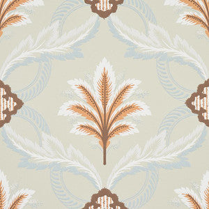 Schumacher Wallpaper Front Waltz Sage 5013150