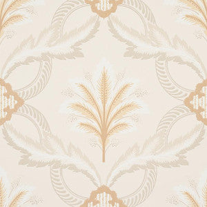 Schumacher Wallpaper Front Waltz Grey & Gold 5013151