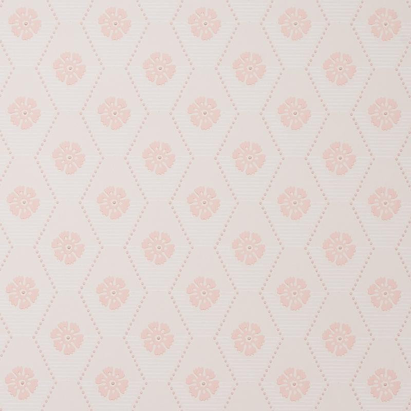 Hive Bloom Blush 5013163 by Schumacher Designer Wallpaper Hobe Erwin - Swanky Fabrics -