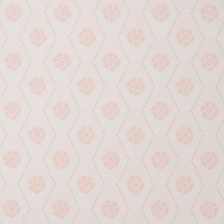 Hive Bloom Blush 5013163 by Schumacher Designer Wallpaper Hobe Erwin - Swanky Fabrics -