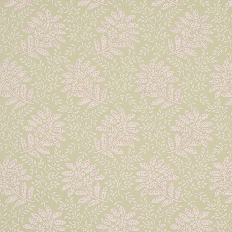 Secret Garden Green 5013170 by Schumacher Designer Wallpaper Hobe Erwin 6.75" - Swanky Fabrics -