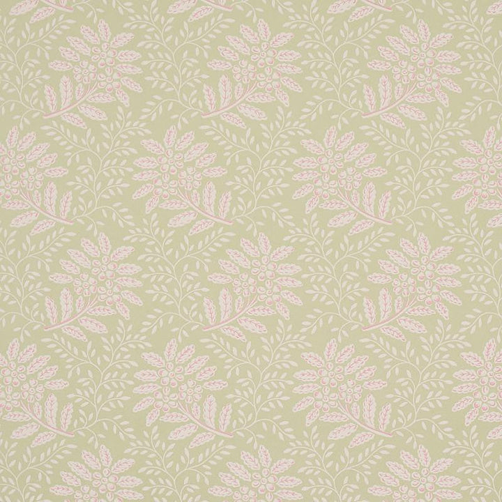 Secret Garden Green 5013170 by Schumacher Designer Wallpaper Hobe Erwin 6.75" - Swanky Fabrics -