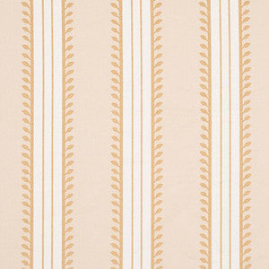 Schumacher Fabric Etruscan Stripe Ivory & Ochre 80720