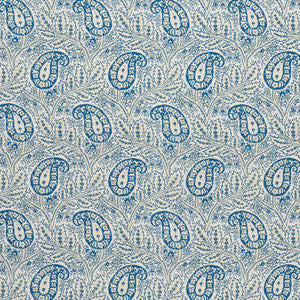 Schumacher Fabric Whittaker Paisley Indigo 1297002