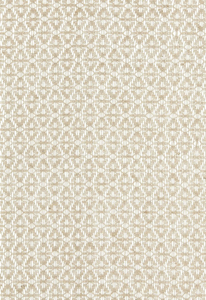 Gobi Sheer Ivoire 67310 by Schumacher Designer Fabric Au-Naturel 60% Linen, 40% Jute - Horizontal: 1.375 and Vertical: 3.25 54 - Swanky Fabrics -