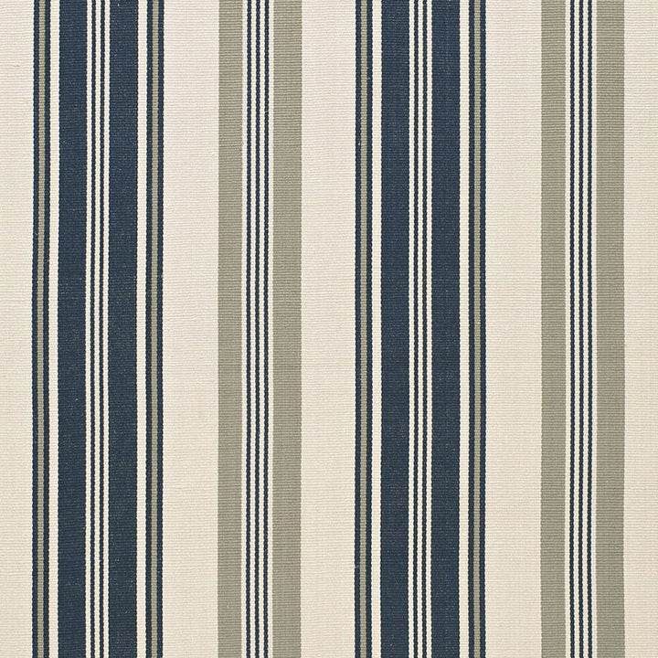Fjord Stripe Indigo 67480 by Schumacher Fabric Schumacher Fabric Fjord Stripe Indigo 67480Fabric COTTON 100% INDIA </p><p>Repeat: H: HORZ. 13 1/8" (33CM) , V: 52.75 - Fabric Carolina -