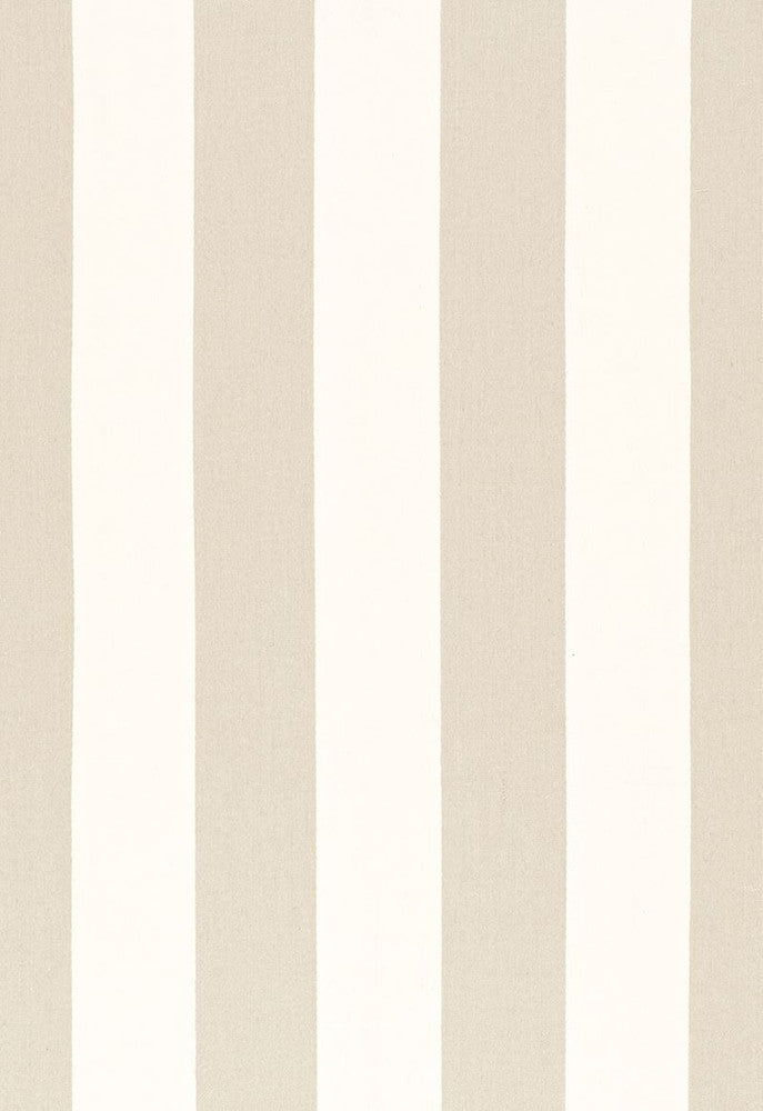 Tundra Linen Stripe Ivoire 67561 by Schumacher Designer Fabric Au-Naturel 75% Linen, 25% Cotton Martindale 27,000 Horizontal: 7.75 and Vertical: - 54.375 - Swanky Fabrics -