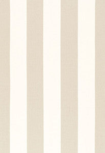 Schumacher Fabric Tundra Linen Stripe Ivoire 67561
