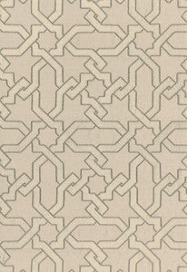 Schumacher Fabric Cordoba Embroidery Stone 67571