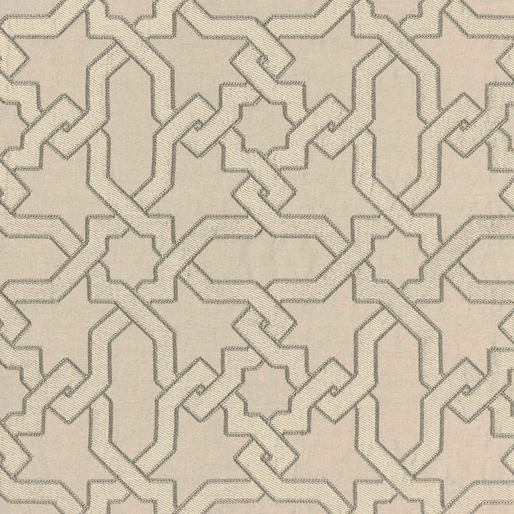 Cordoba Embroidery Stone 67571 by Schumacher Designer Fabric AU NATUREL 2 See Sample INDIA . </p><p>Repeat: Horizontal: 12 5/8" (32CM) and Vertical: 12 5/8" (32CM) 50 3/8" WIDE (128CM) - Swanky Fabrics -
