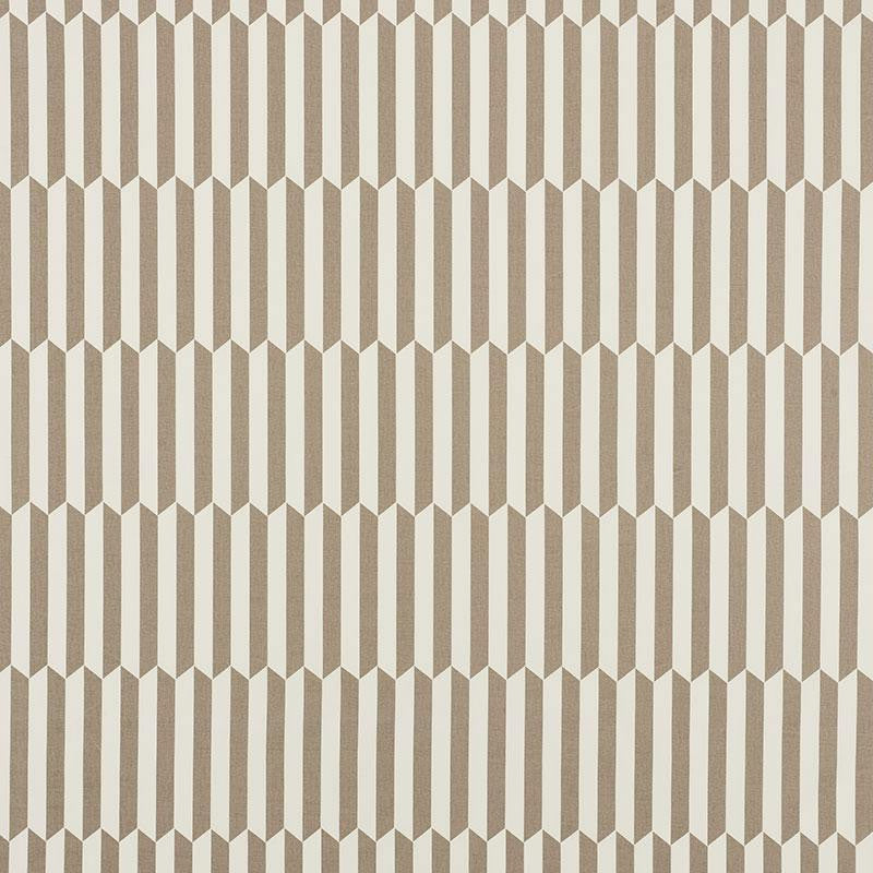 Maxwell Taupe 176400 by Schumacher Designer Fabric Clique 6.0" - Swanky Fabrics -