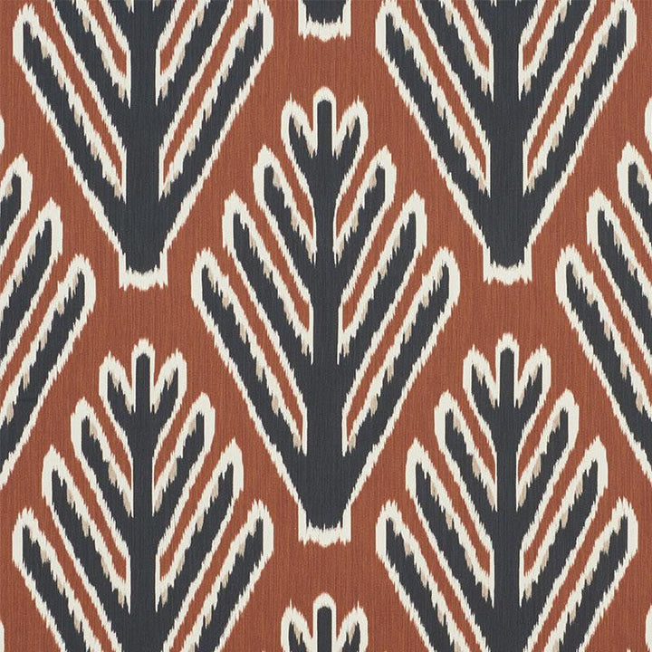 Bodhi Tree Brown & Black 178562 by Schumacher Designer Fabric Johnson Hartig 13.5" - Swanky Fabrics -