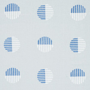 Schumacher Fabric Ando Hand Block Print Chambray 180000