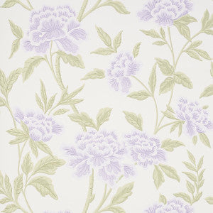 Schumacher Wallpaper Whitney Floral Lavendar 5004384