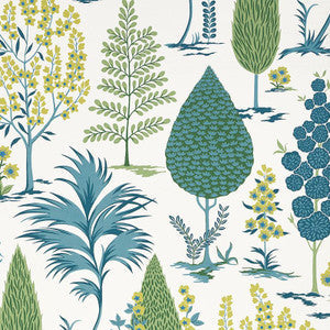 Schumacher Wallpaper Pandora Peacock 5009963