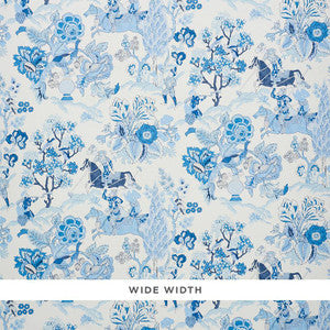 Schumacher Wallpaper Persian Lancers Porcelain 5010461