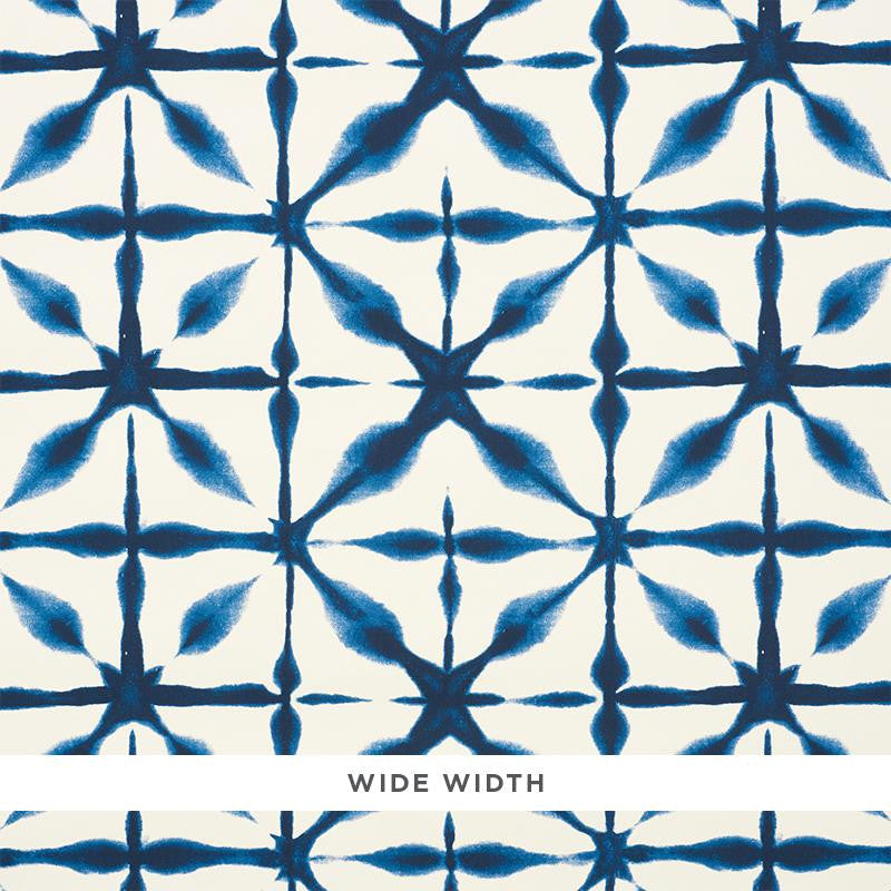 Andromeda Blue 5010570 by Schumacher Designer Wallpaper Signature Schumacher 18.0" - Swanky Fabrics -
