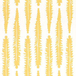 Schumacher Wallpaper Fern Mustard 5011112