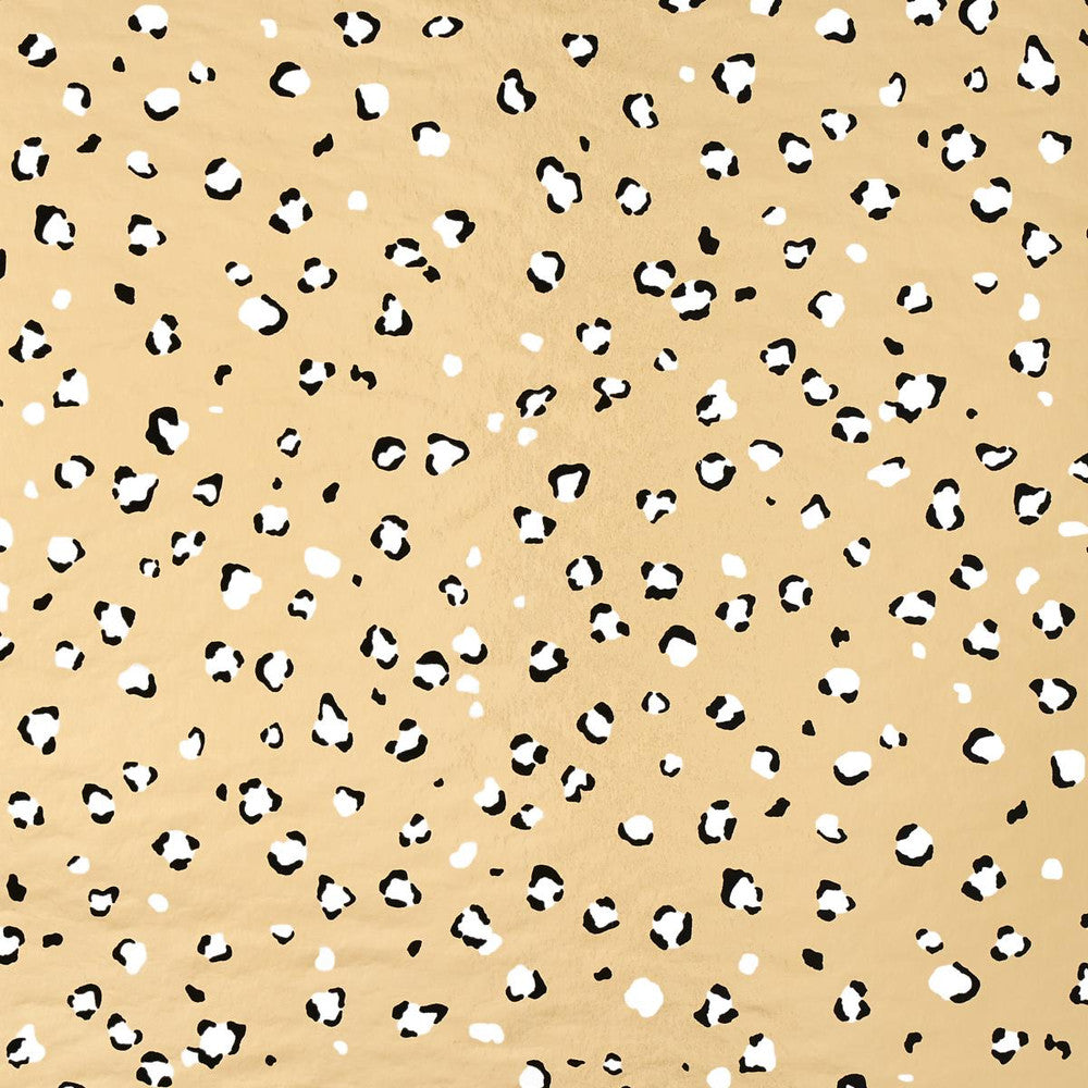 Wild At Heart Metallic Glam Gold 5012750 by Schumacher Designer Wallpaper Cristina Buckley 27.0" - Swanky Fabrics -