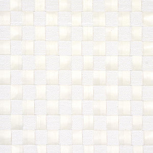 Schumacher Wallpaper Textured Check White 5012970