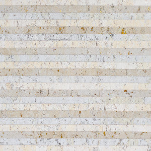 Schumacher Wallpaper Cork Stripe White 5013000