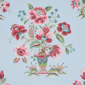 Schumacher Wallpaper Ashford Rose & Sky 5013180