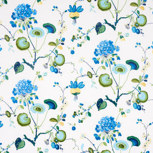 Schumacher Wallpaper Vasily Green & Blue 5013210