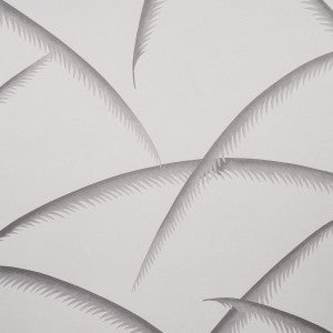 Schumacher Wallpaper Deco Palms Charcoal 5013301