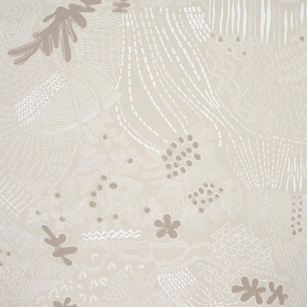 Haven Light Neutral 5013560 by Schumacher Designer Wallpaper Clements Ribeiro 54.0" - Swanky Fabrics -