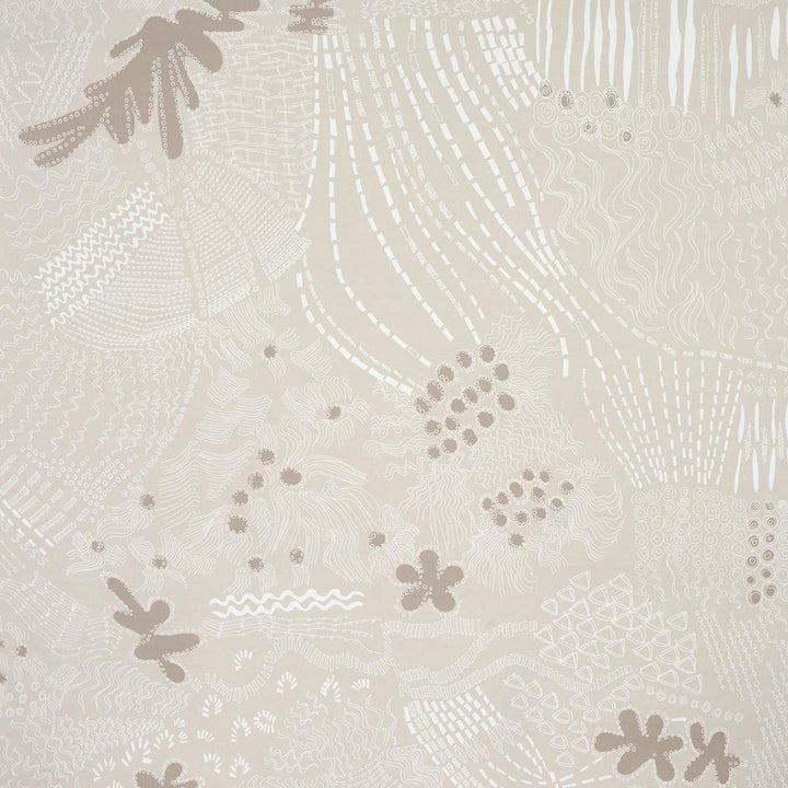 Haven Light Neutral 5013560 by Schumacher Designer Wallpaper Clements Ribeiro 54.0" - Swanky Fabrics -