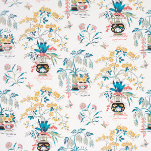 Schumacher Wallpaper Ming Vase Multi 5013581