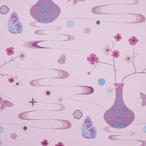 Schumacher Wallpaper Fantasia Peony Pink 5013592