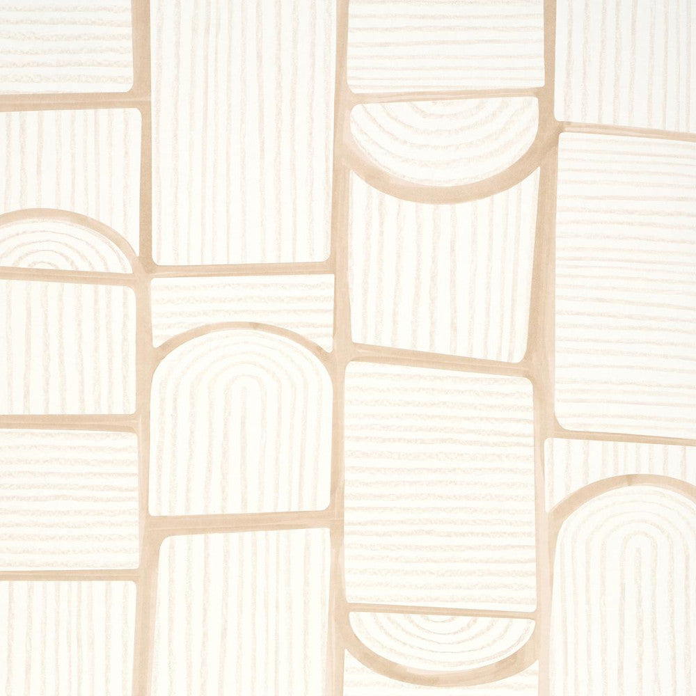 Bloomsbury Warm White 5013681 by Schumacher Designer Wallpaper Backdrop 27.0" - Swanky Fabrics -