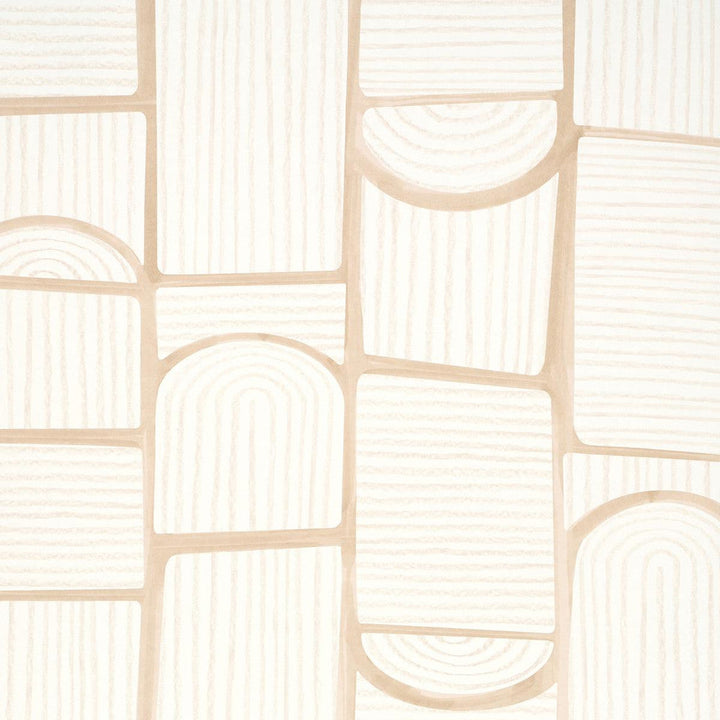 Bloomsbury Warm White 5013681 by Schumacher Designer Wallpaper Backdrop 27.0" - Swanky Fabrics -