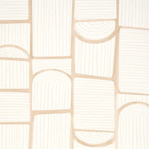 Schumacher Wallpaper Bloomsbury Warm White 5013681