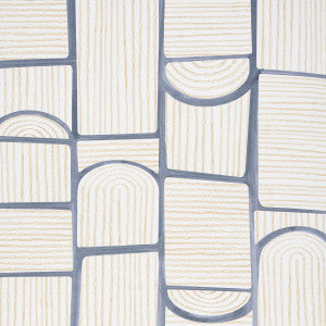 Schumacher Wallpaper Bloomsbury Slate 5013682