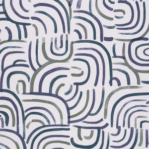 Schumacher Wallpaper New Beat Blue & Green 5013690