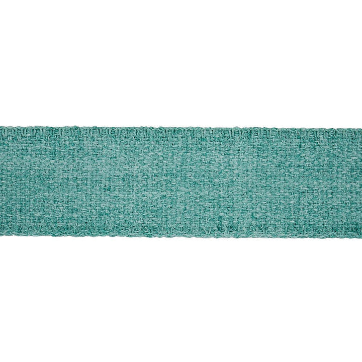 Ashwood Tape Indoor/Outdoor Aqua 72417 by Schumacher Designer Trim Indoor/Outdoor Recolors - Swanky Fabrics -