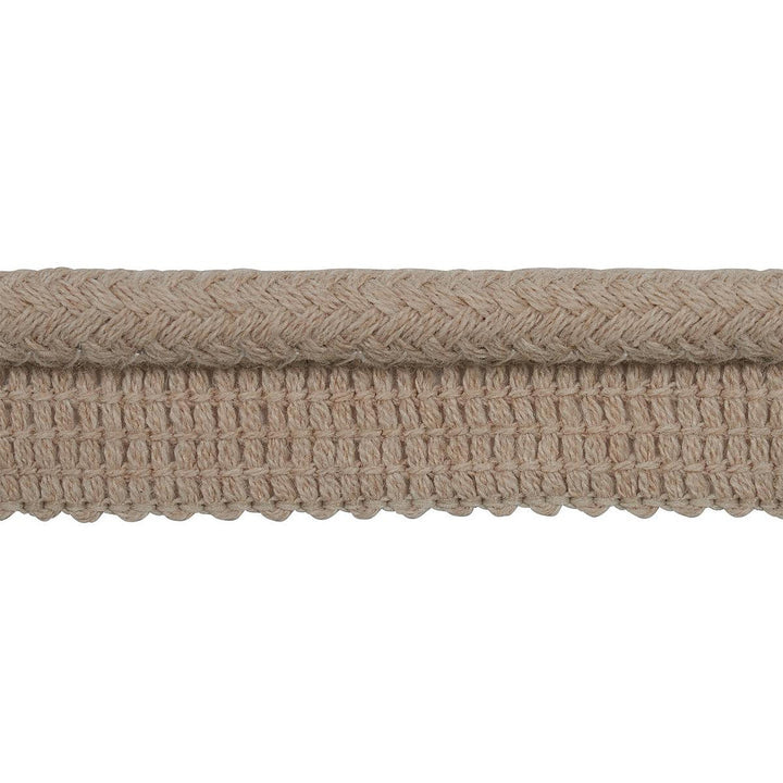 Eubie Lip Cord Indoor/Outdoor Linen 72428 by Schumacher Designer Trim Indoor/Outdoor Recolors - Swanky Fabrics -