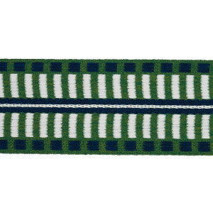 Schumacher Trim Jacobsen Tape Indoor/Outdoor Emerald 73632