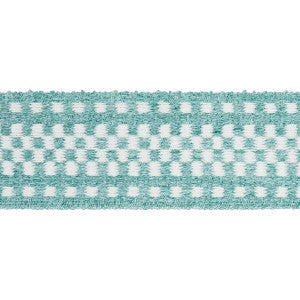 Schumacher Trim Marta Tape Indoor/Outdoor Aqua 73657