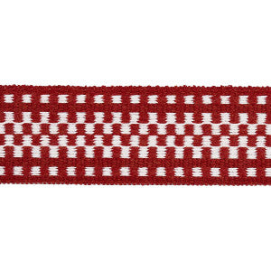 Schumacher Trim Marta Tape Indoor/Outdoor Red 73658