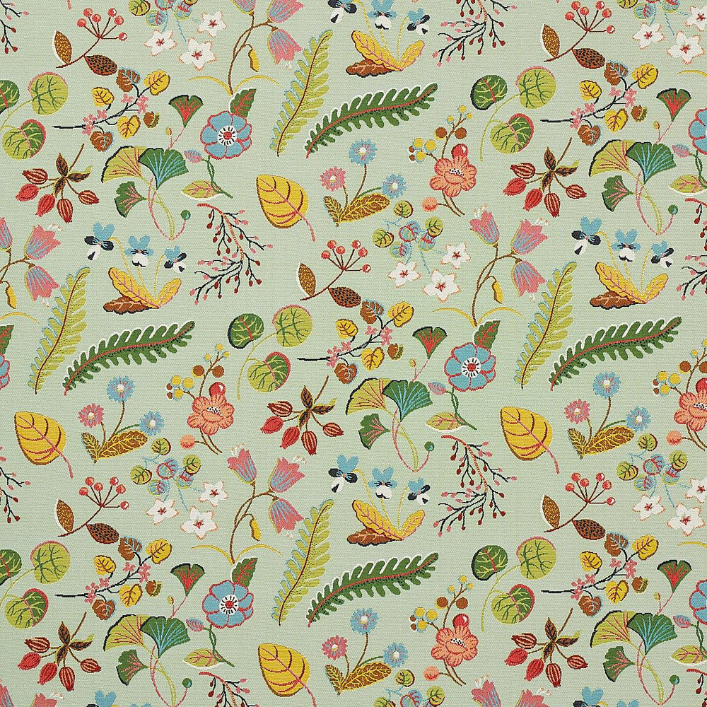 Botanica Indoor/Outdoor Mineral 75942 by Schumacher Designer Fabric Indoor/Outdoor Recolors 26.75" - Swanky Fabrics -