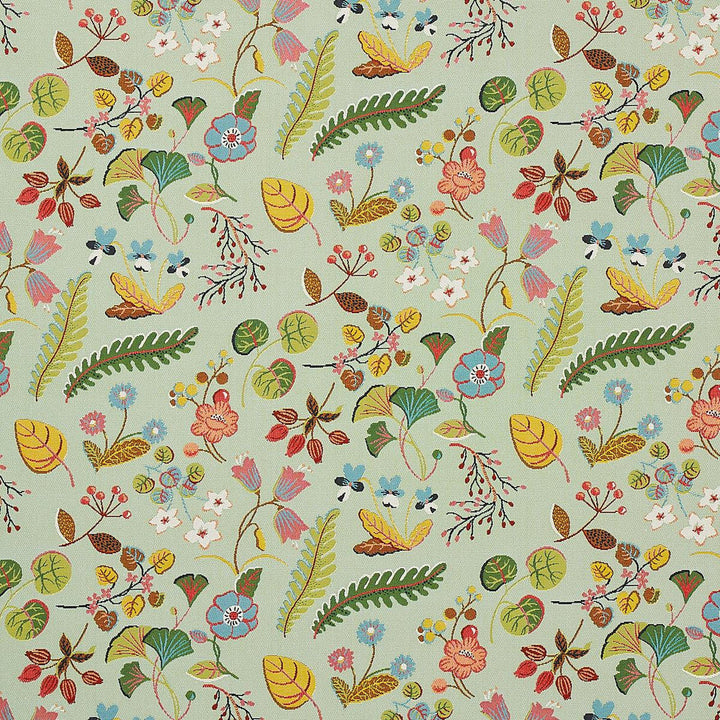 Botanica Indoor/Outdoor Mineral 75942 by Schumacher Designer Fabric Indoor/Outdoor Recolors 26.75" - Swanky Fabrics -